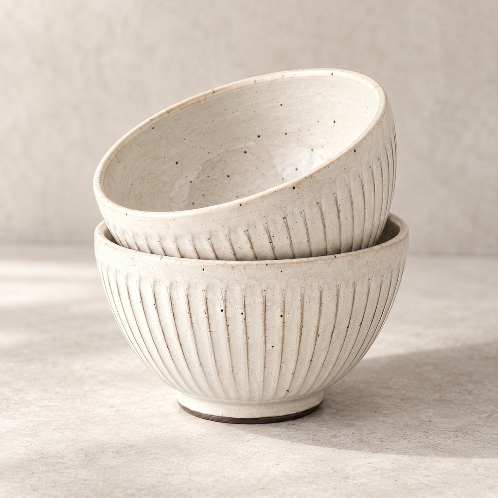 Kasumi Shinogi Donburi Bowl — Mino Ware — view 4