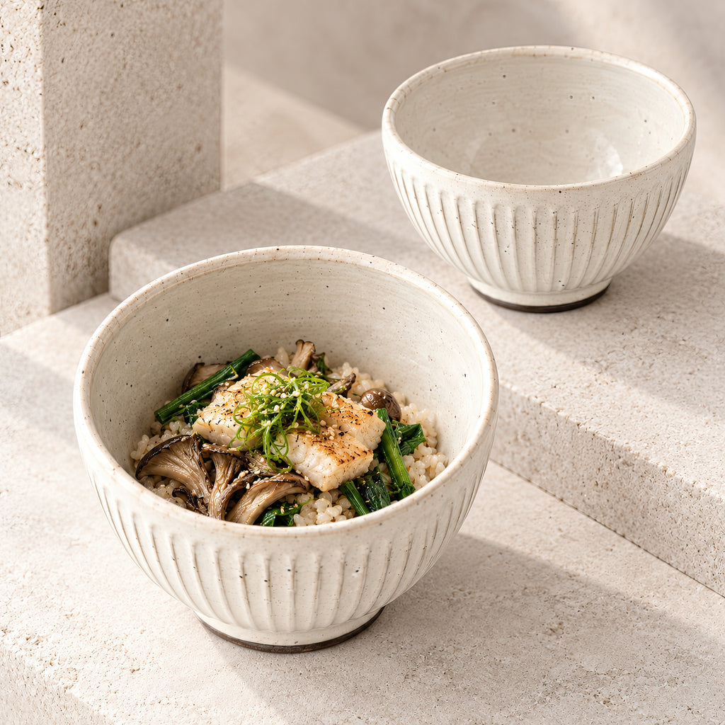 Kasumi Shinogi Donburi Bowl — Mino Ware — view 10