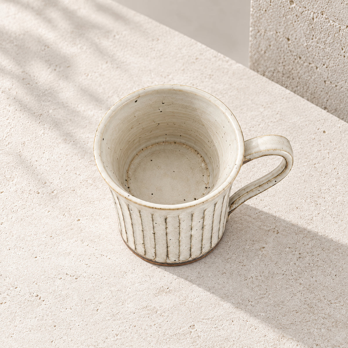 Kasumi Shinogi Mug — Mino Ware — view 2