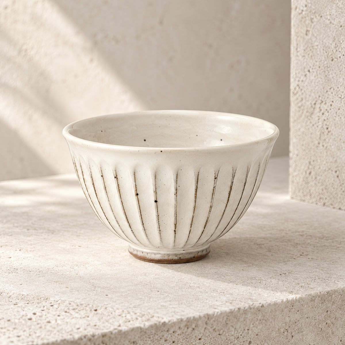 Kasumi Shinogi Rice Bowl — Mino Ware