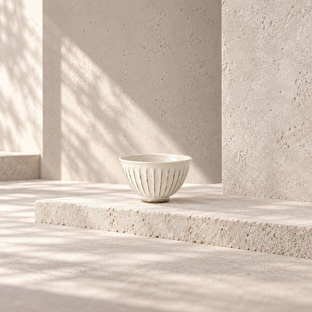 Kasumi Shinogi Rice Bowl — Mino Ware — view 4