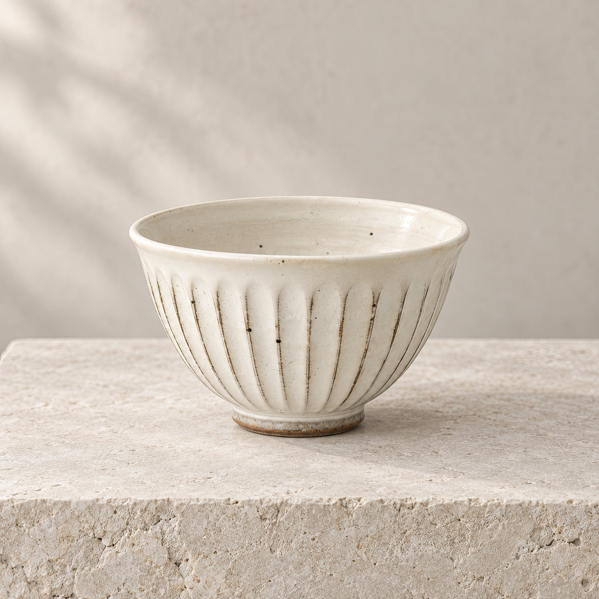 Kasumi Shinogi Rice Bowl — Mino Ware — view 6