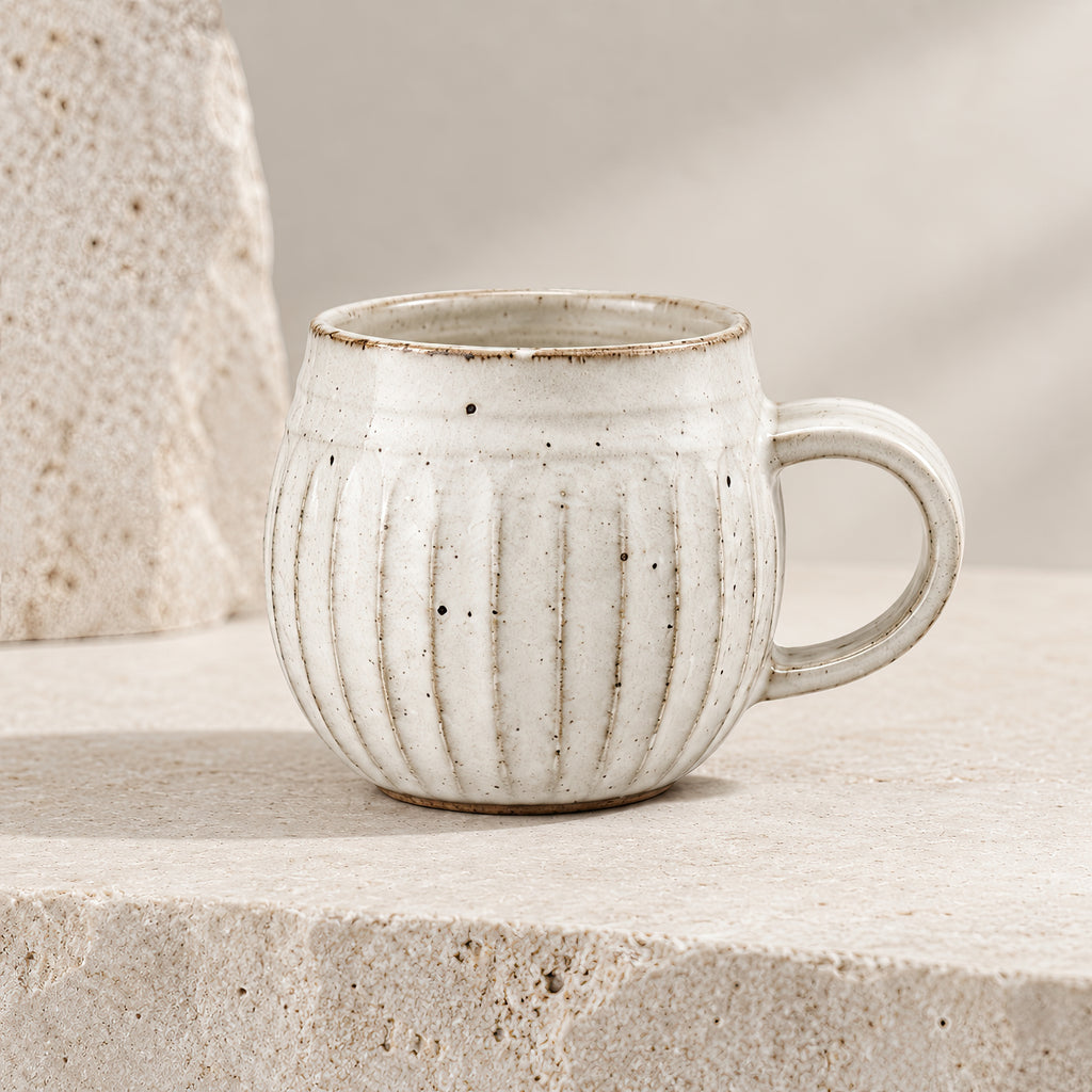 Kasumi Shinogi Rounded Mug — Mino Ware