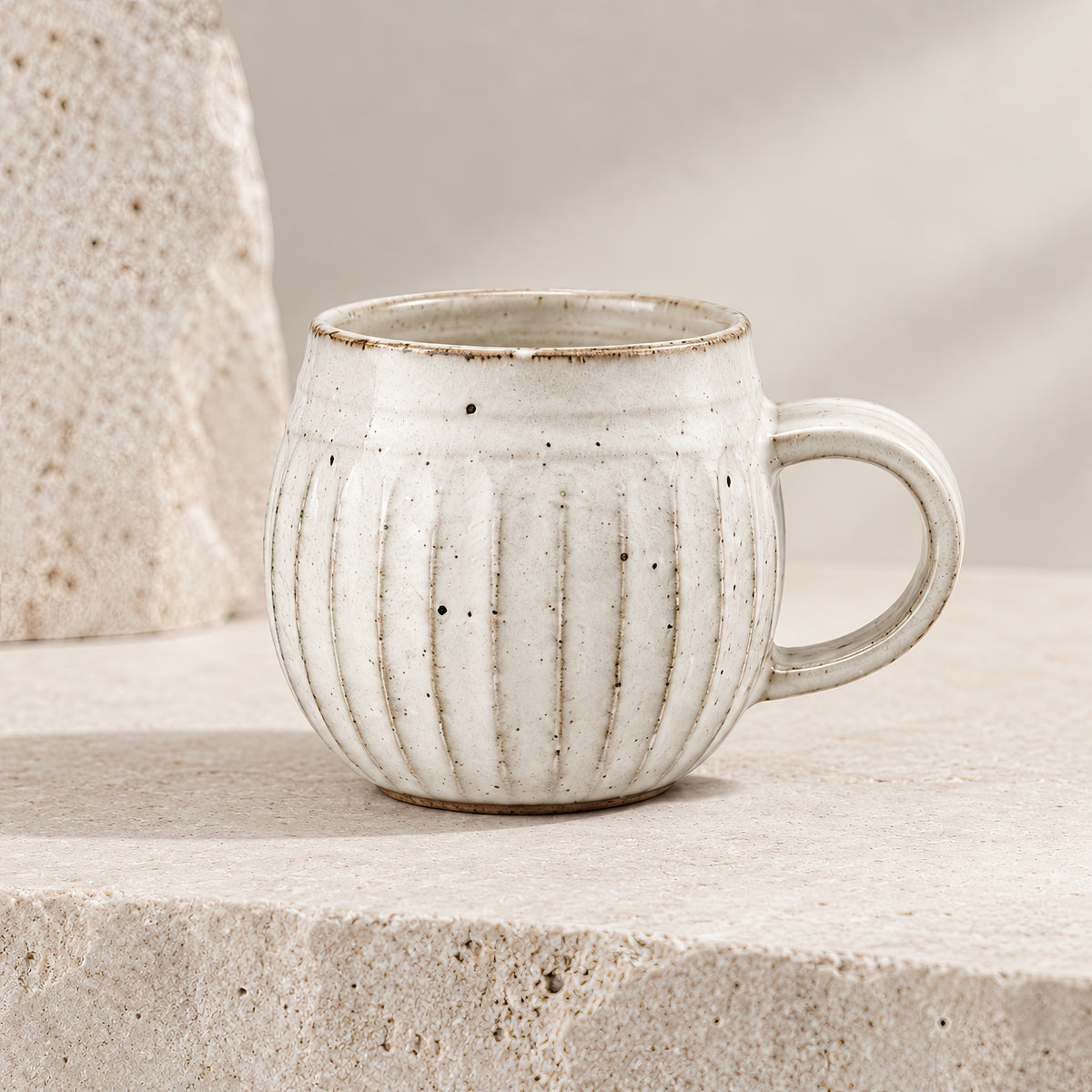 Kasumi Shinogi Rounded Mug — Mino Ware