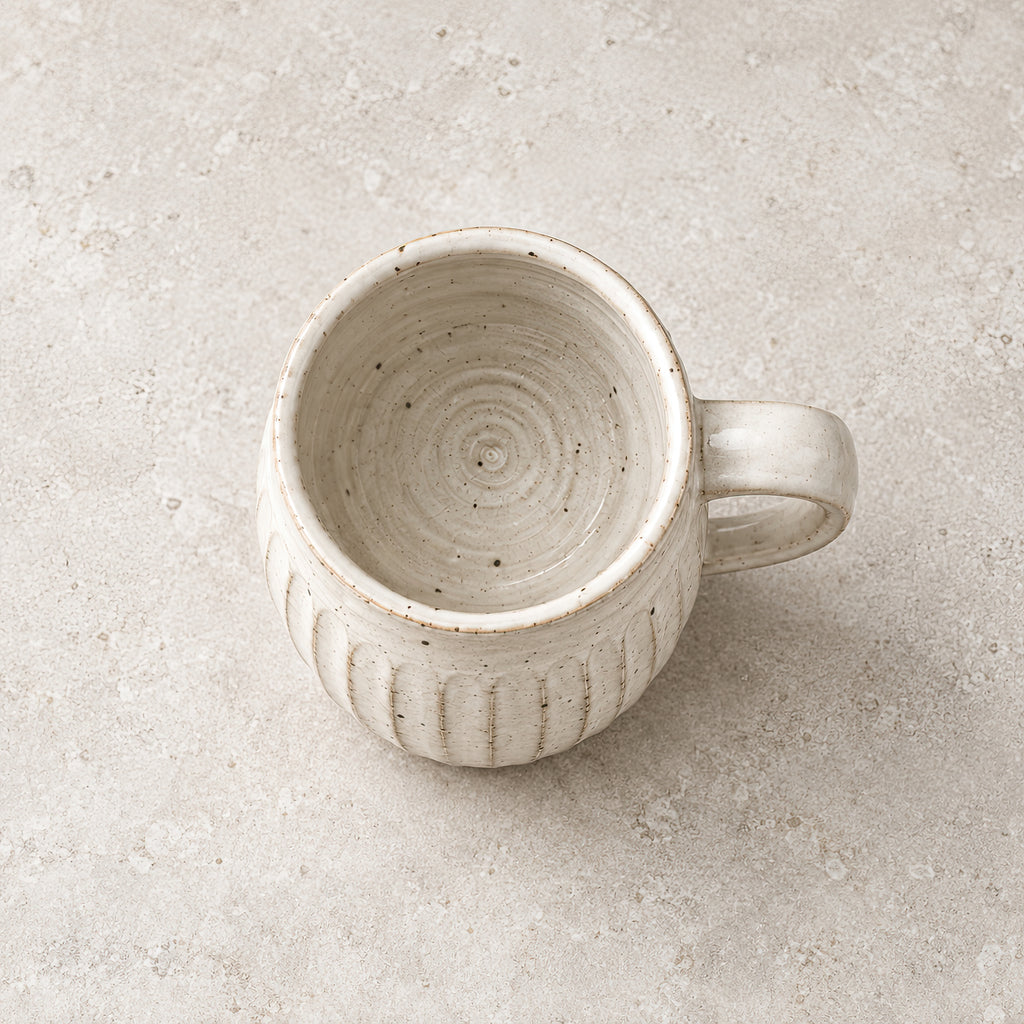 Kasumi Shinogi Rounded Mug — Mino Ware — view 2