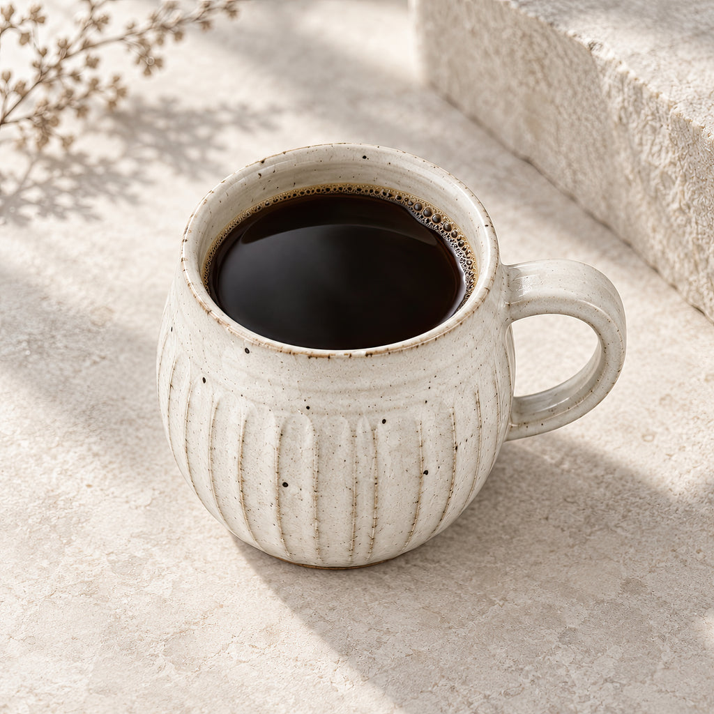 Kasumi Shinogi Rounded Mug — Mino Ware — view 7