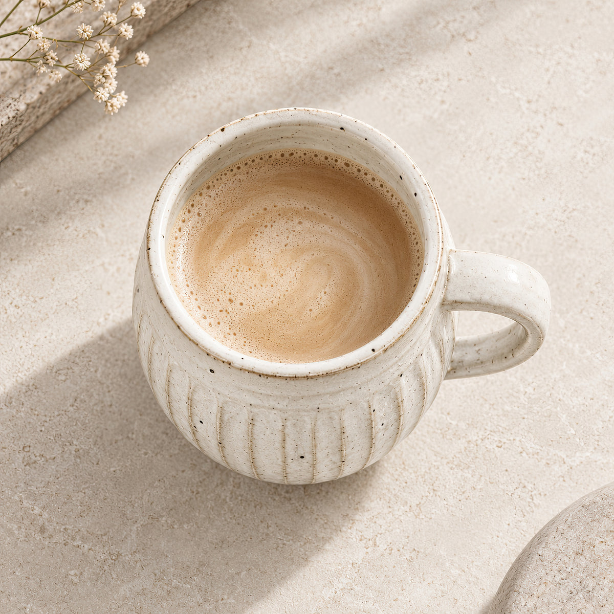 Kasumi Shinogi Rounded Mug — Mino Ware — view 8