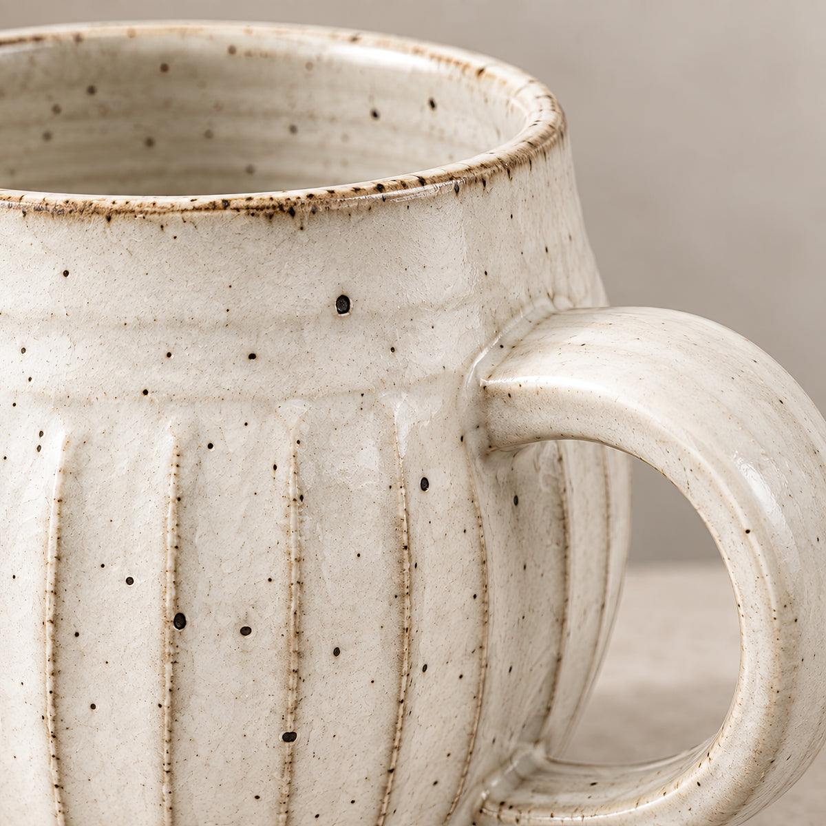Kasumi Shinogi Rounded Mug — Mino Ware — view 10