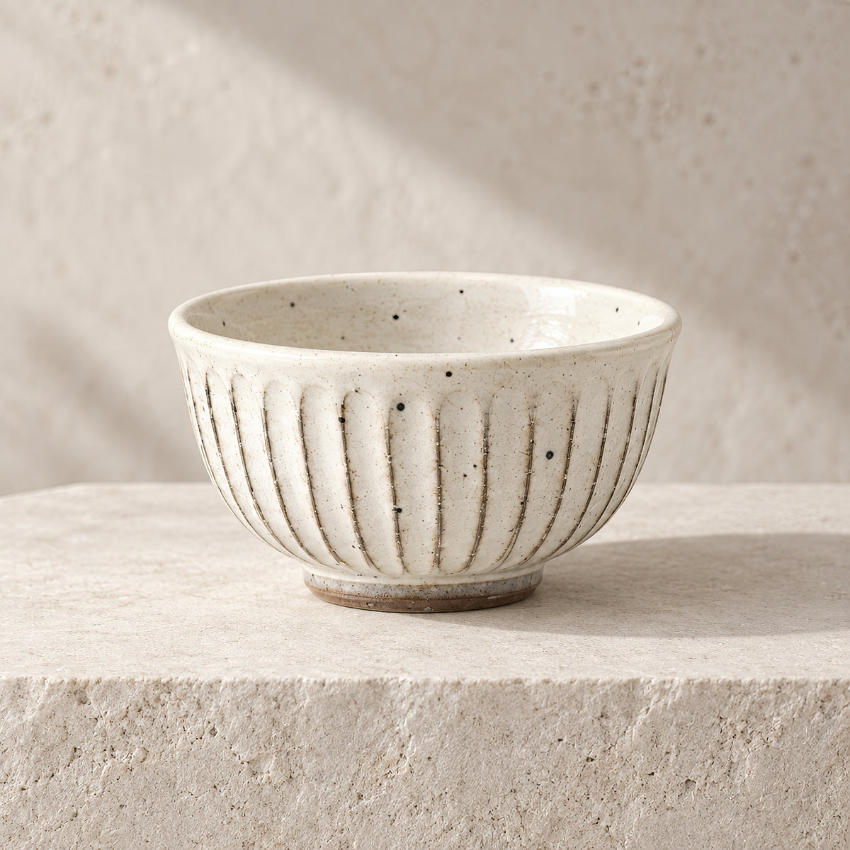 Kasumi Shinogi Sencha Bowl — Mino Ware