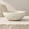Kasumi Shinogi Serving Bowl — Mino Ware