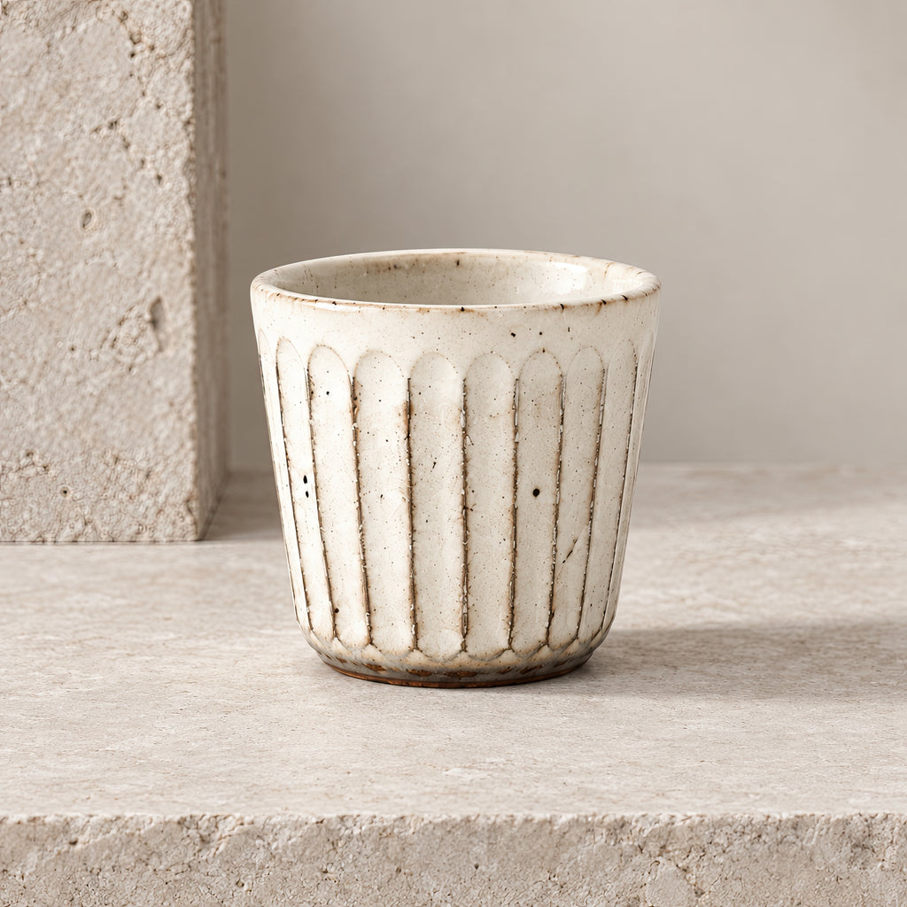 Kasumi Shinogi Soba Cup — Mino Ware
