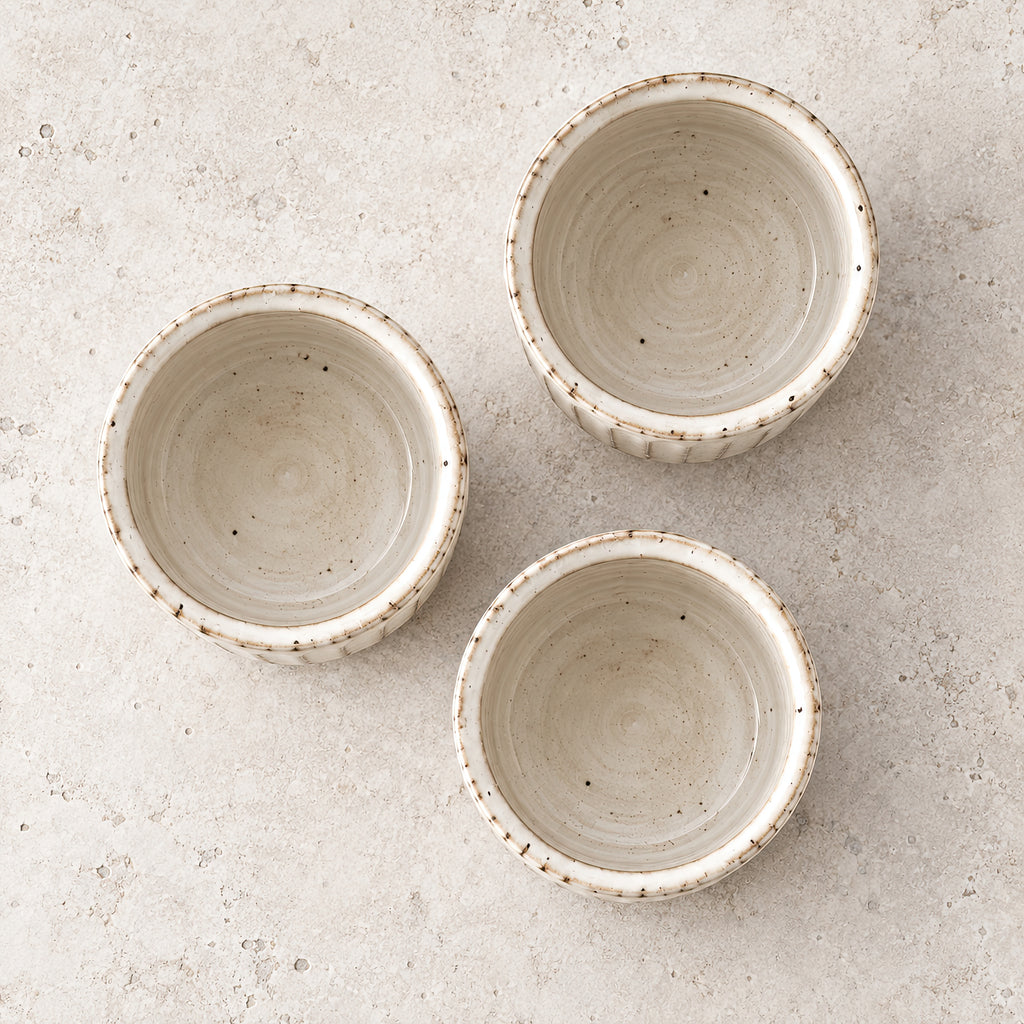 Kasumi Shinogi Soba Cup — Mino Ware — view 7