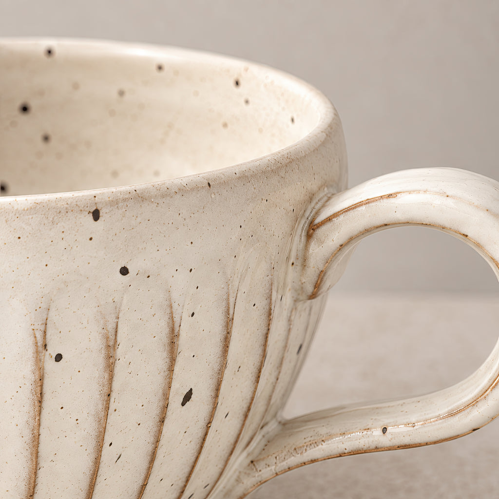 Kasumi Shinogi Soup Cup — Mino Ware — view 5