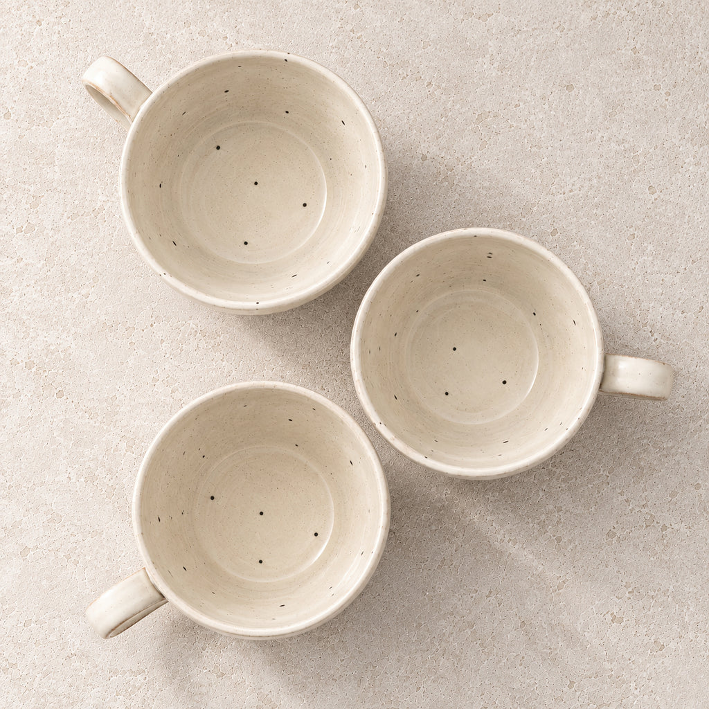 Kasumi Shinogi Soup Cup — Mino Ware — view 7
