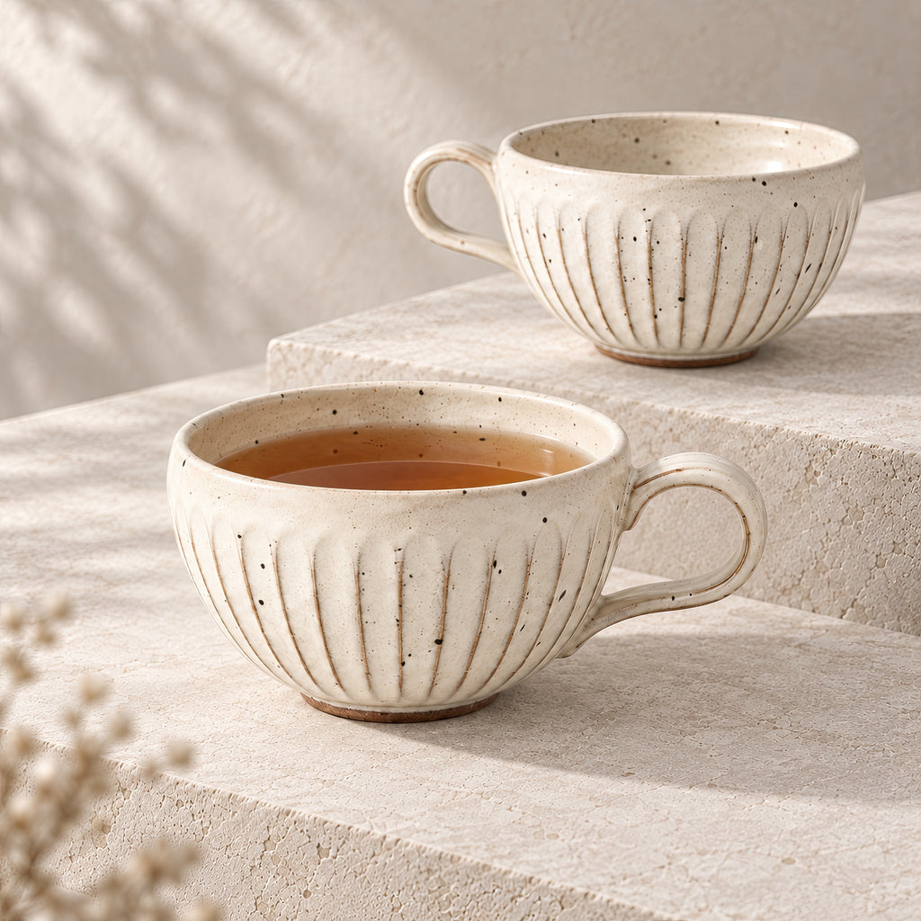 Kasumi Shinogi Soup Cup — Mino Ware — view 10