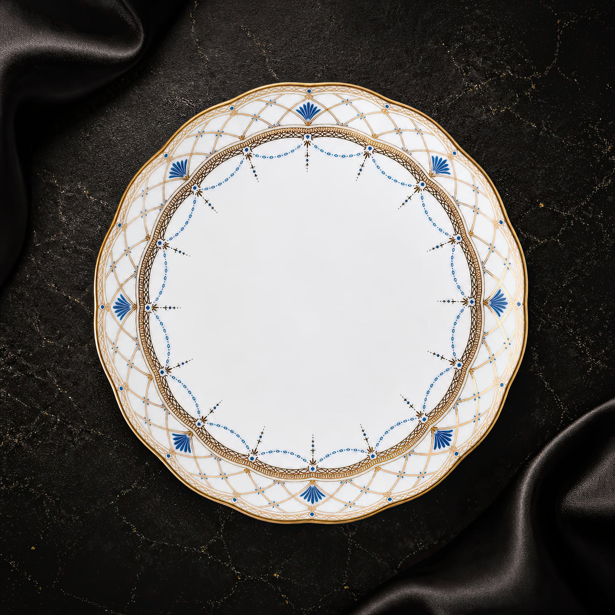 Valesse Azure Bread Plate — 17.2 cm, image 4