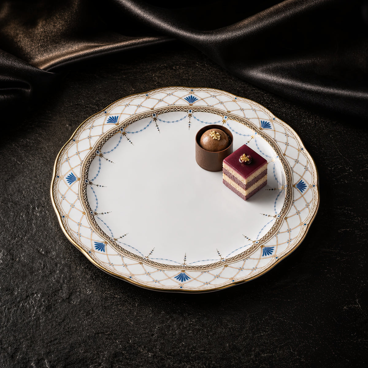 Valesse Azure Bread Plate — 17.2 cm, image 5