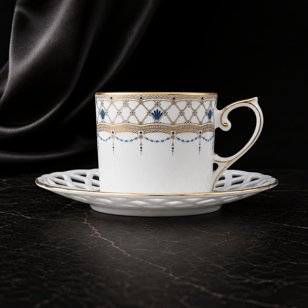 Valesse Azure Coffee Cup & Saucer — 160 ml, image 2