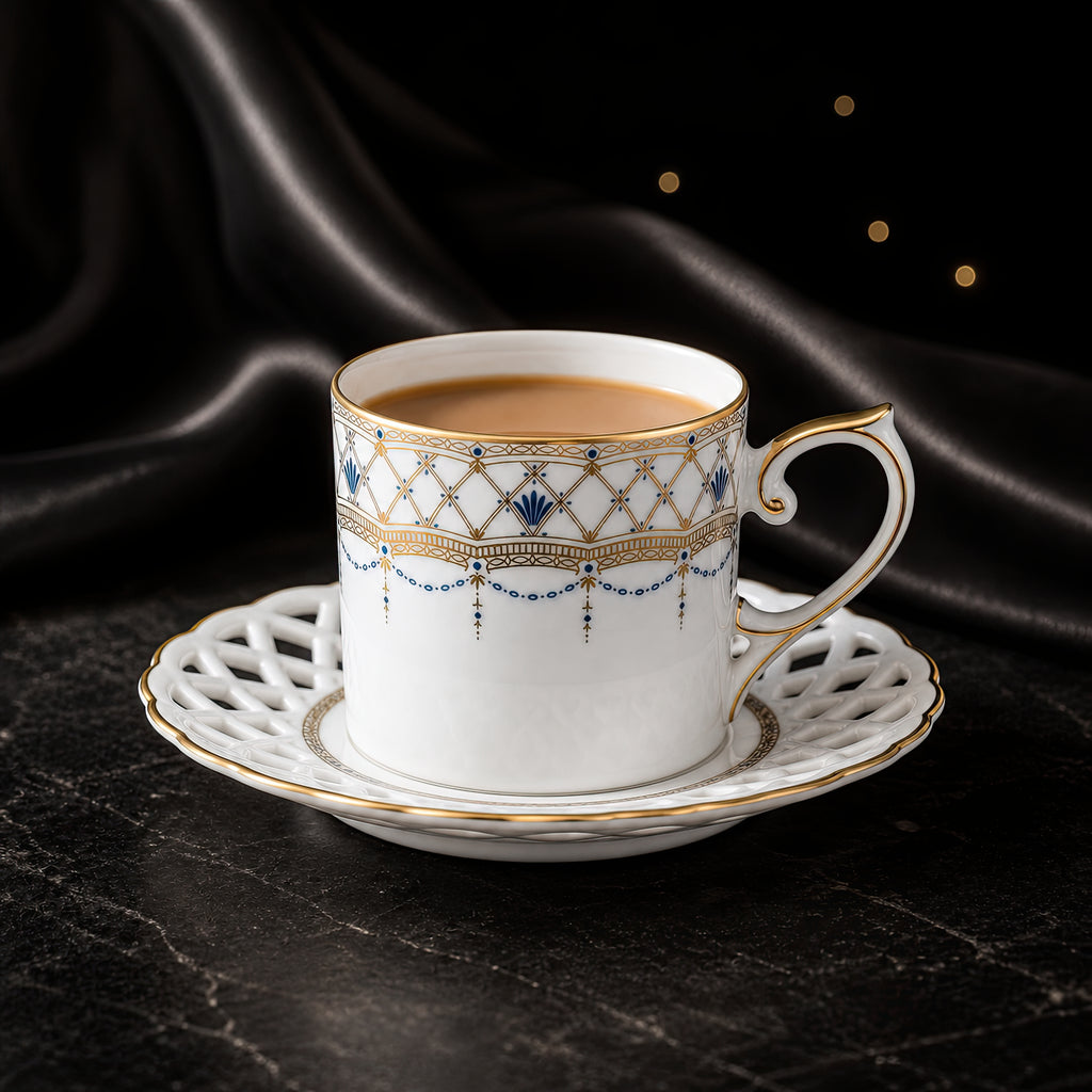 Valesse Azure Coffee Cup & Saucer — 160 ml, image 5