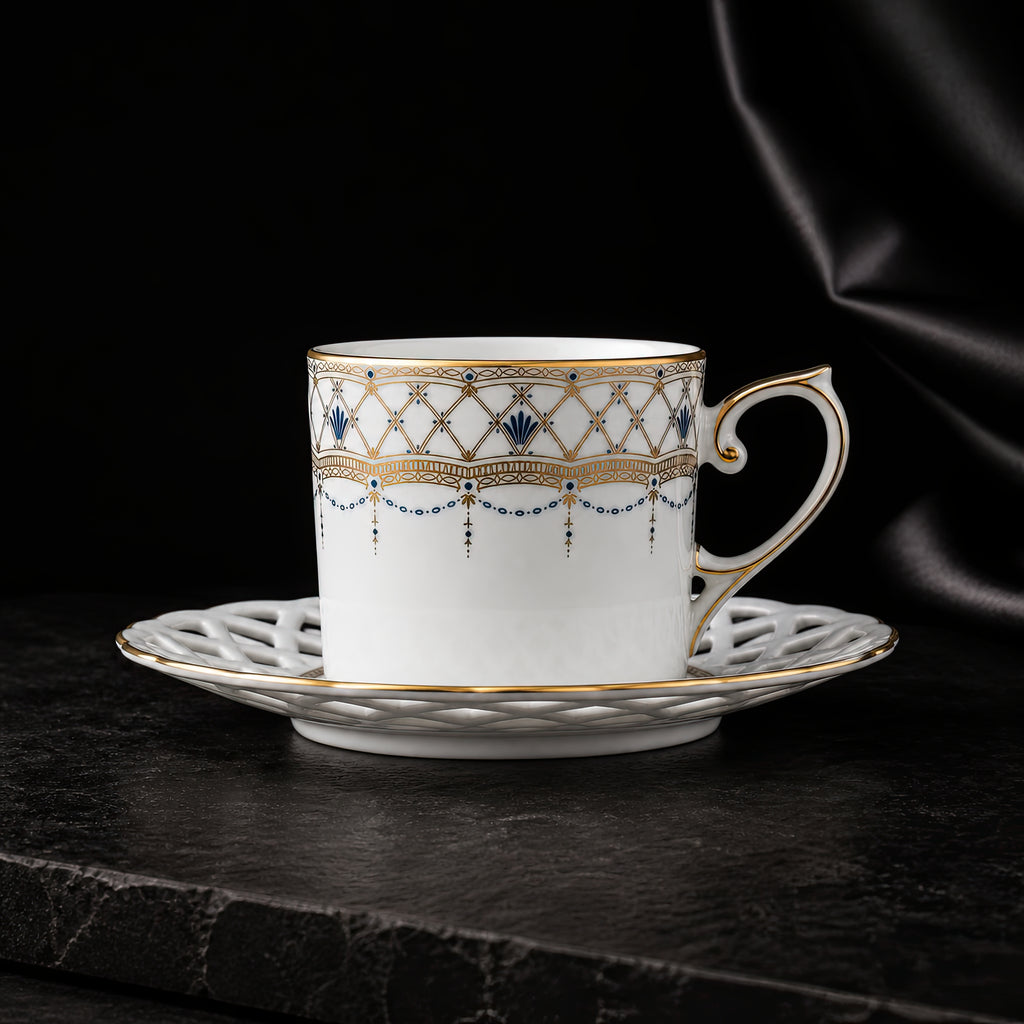Valesse Azure Coffee Cup & Saucer — 160 ml, image 6