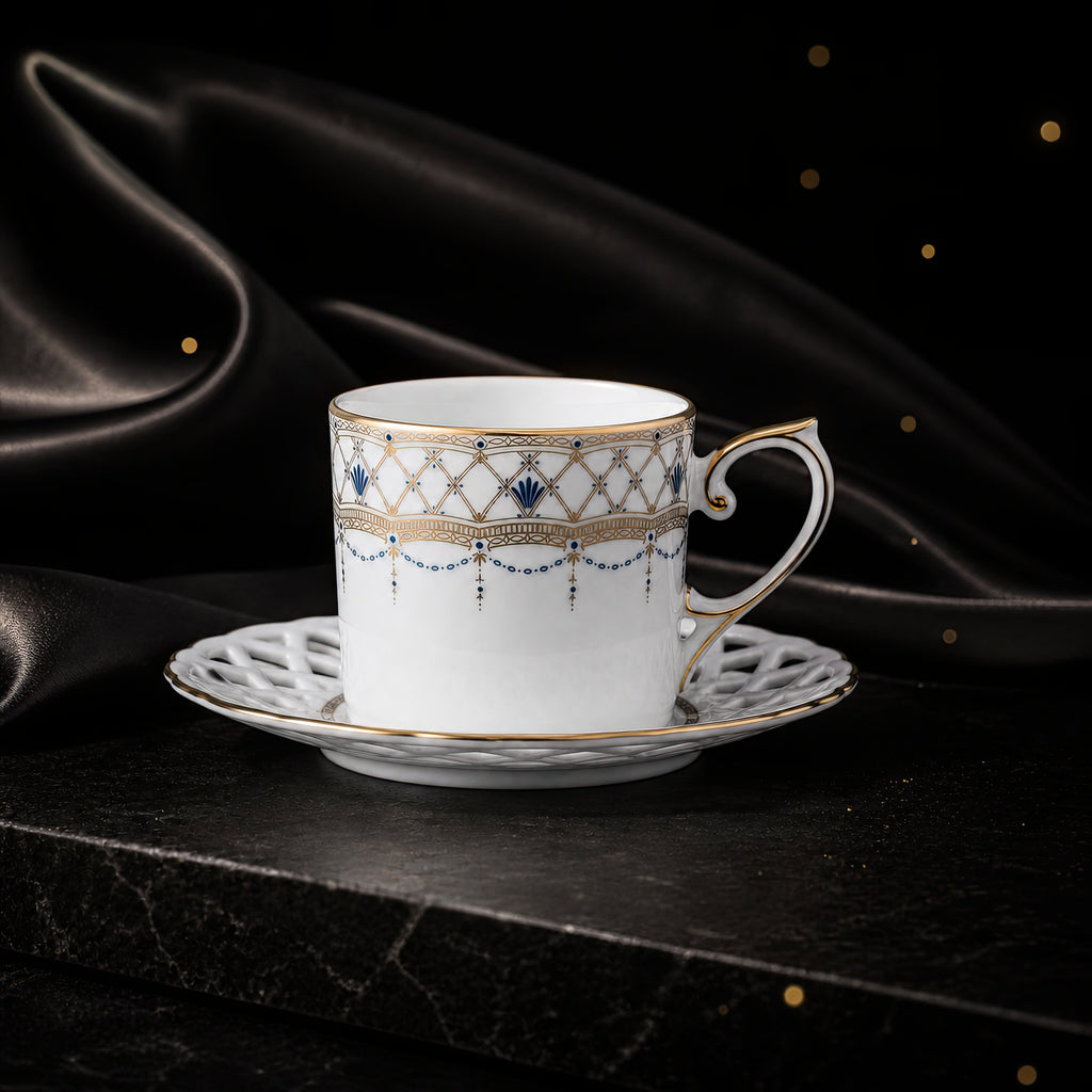 Valesse Azure Coffee Cup & Saucer — 160 ml, image 8