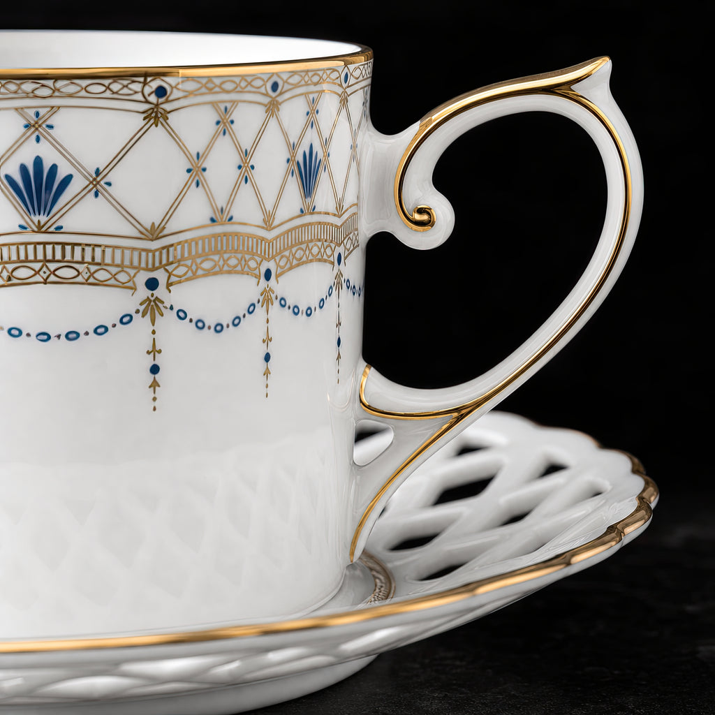 Valesse Azure Coffee Cup & Saucer — 160 ml, image 10