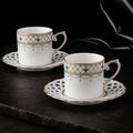 Valesse Azure Coffee Cup & Saucer Set for Two — 160 ml, image 6