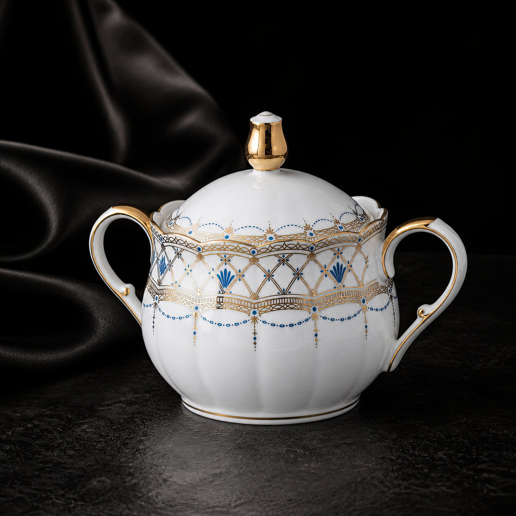 Valesse Azure Sugar Bowl — 13 cm, image 2