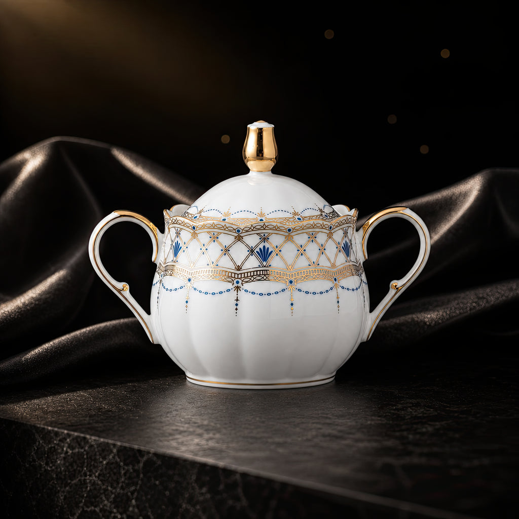 Valesse Azure Sugar Bowl — 13 cm, image 8