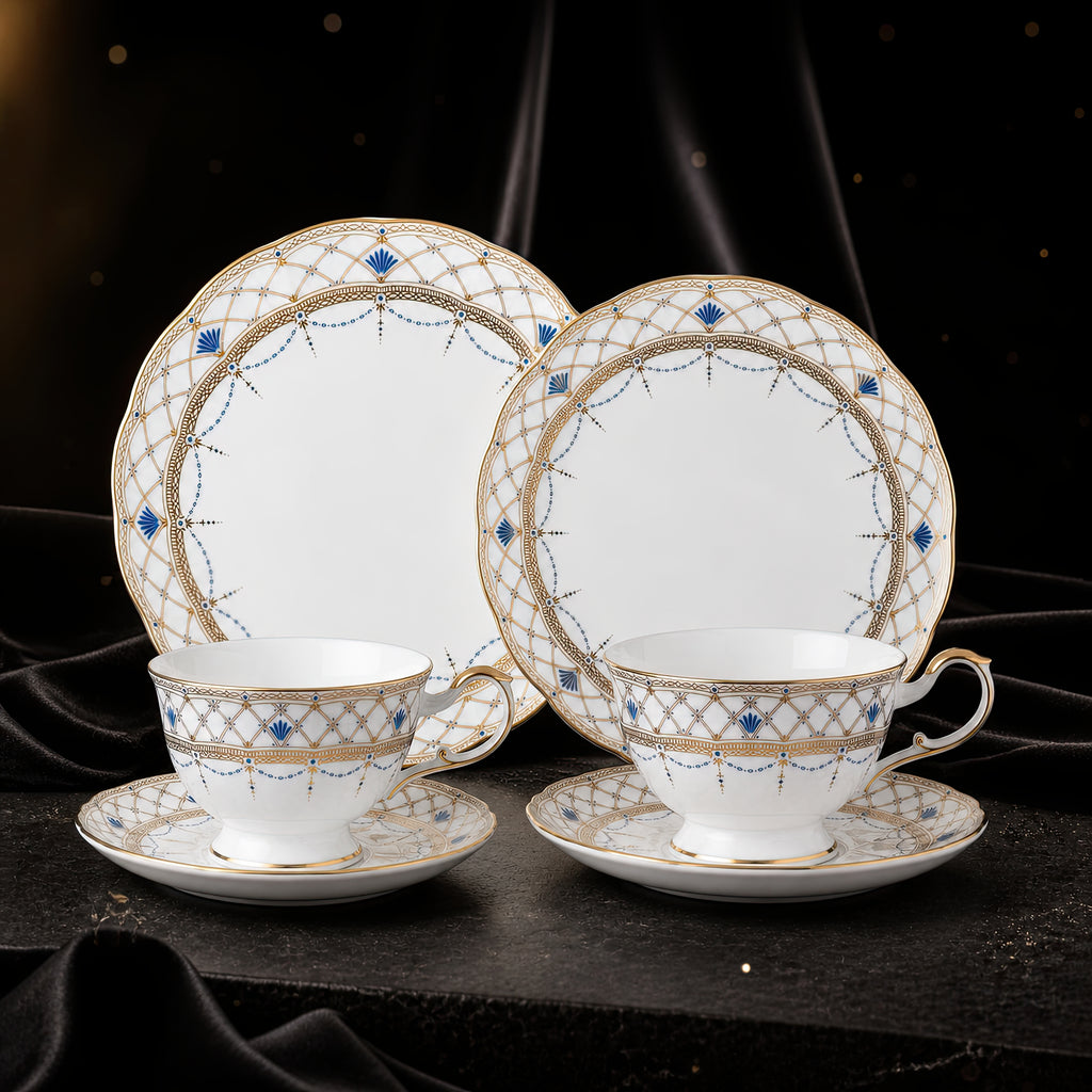 Valesse Azure Tea & Dessert Set for Two — 210 ml, image 8